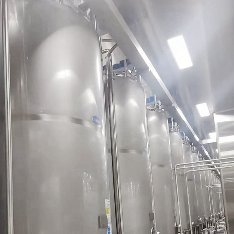 ice cream aging tanks